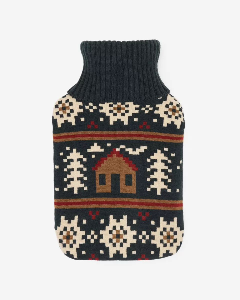 Roots Winter Cabin Hot Water Bottle VARSITY GREEN Outlet