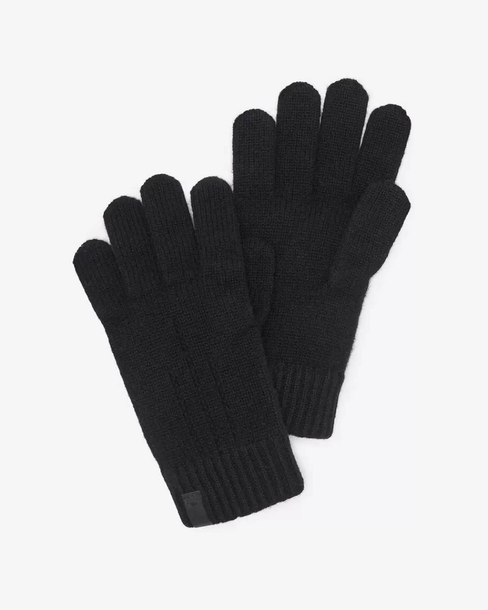 Roots Womens Merino Wool Knit Glove BLACK Online