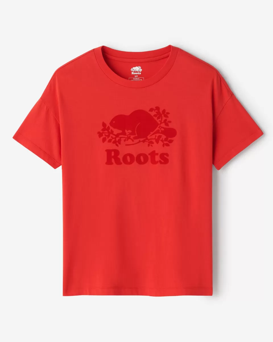 Roots Womens Organic Relaxed Cooper T-Shirt Cheap