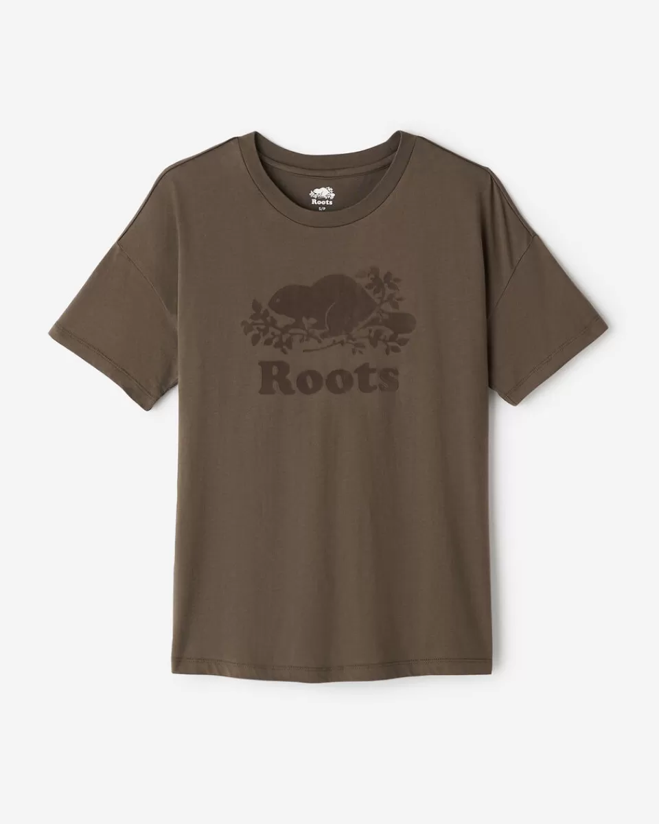 Roots Womens Organic Relaxed Cooper T-Shirt Outlet